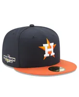 Men's New Era Navy Houston Astros 2022 Postseason Road Side Patch 59FIFTY Fitted Hat