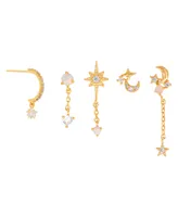 Girls Crew Women's Twinkle Opal Earring Set