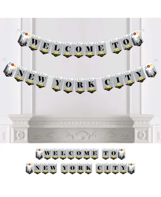 Nyc Cityscape - Bunting Banner - Party Decorations - Welcome to New York City