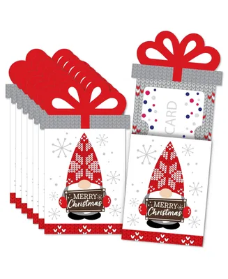 Christmas Gnomes Holiday Money & Gift Card Sleeves Nifty Gifty Card Holders 8 Ct