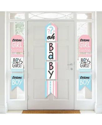 Baby Gender Reveal - Vertical Banners - Party Wall Kit - Indoor Door Decor