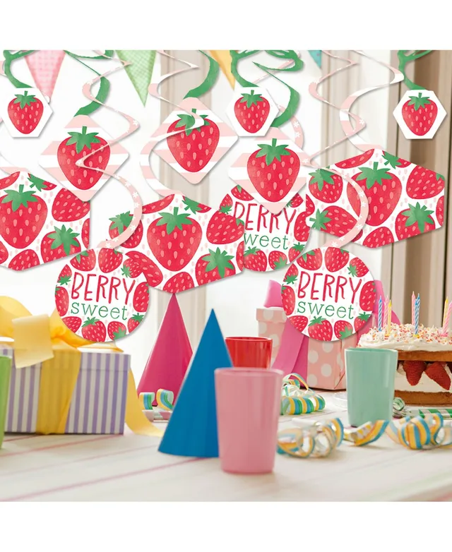 Strawberry Themed Birthday Party