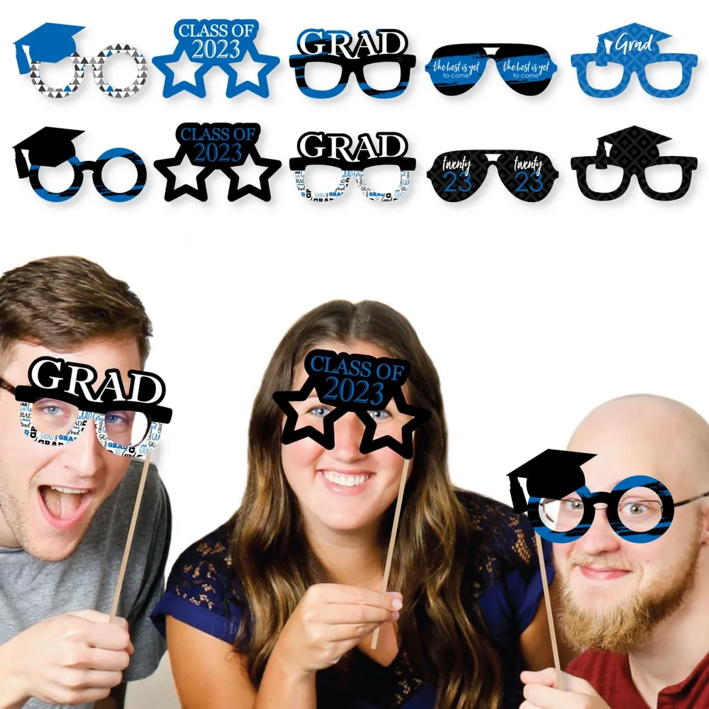 Big Dot of Happiness Grad Glasses - Best is Yet to Come