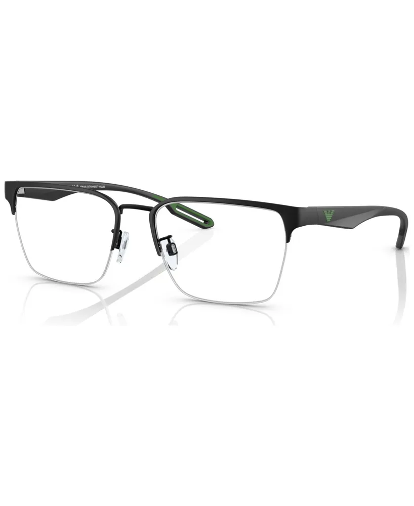 Emporio Armani Men's Square Eyeglasses, EA113754-o