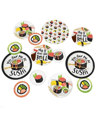Let's Roll - Sushi - Japanese Party Decor - Large Confetti 27 Ct