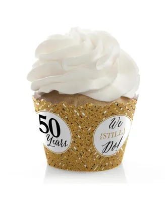 We Still Do - 50th Wedding Anniversary Party Decor - Cupcake Wrappers - 12 Ct