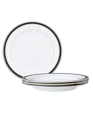 Noritake Austin Platinum Set of 4 Salad Plates