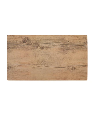 Fortessa Melamine Wood Rectangle Tray, 18" x 10"