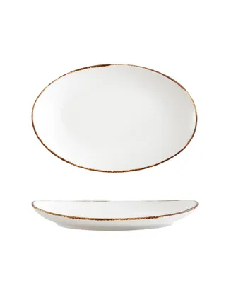 Fortessa Salt Oval Coupe Platter, 12.5" x 8.5"