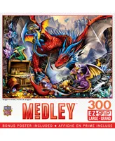 Masterpieces Medley - Dragon's Horde 300 Piece Ez Grip Jigsaw Puzzle