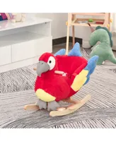 Qaba Indoor Childrens Swaying Parrot Animal Chair Play Toy for Kids