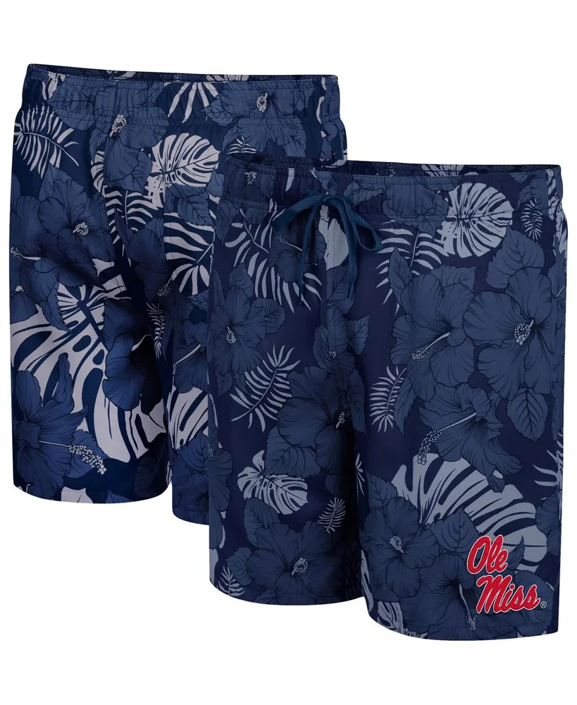 Men's Colosseum Navy Ole Miss Rebels The Dude Swim Shorts