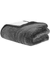 Woolrich Electric Reversible Plush to Berber Throw, 60'' x 70''