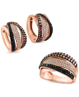 Effy Multicolor Diamond Statement Ring (7/8 ct. t.w.) in 14k Rose Gold