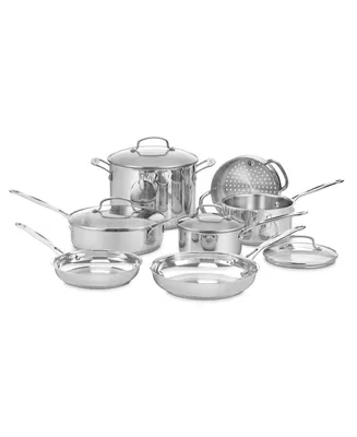 Cuisinart Chef's Classic Stainless Steel 11 Piece Cookware Set