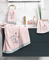 Linum Home Textiles Turkish Cotton Stella Embellished Bath Towel Set, 2 Piece