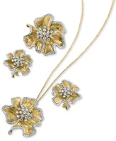 Effy Diamond Flower Stud Earrings (1-5/8 ct. t.w.) in 14k Gold