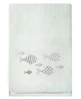 Linum Home Turkish Cotton Figi Embellished -Pc. Bath Towel Set