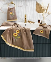 Linum Home Turkish Cotton Girasol Embellished 3-Pc. Bath Towel Set