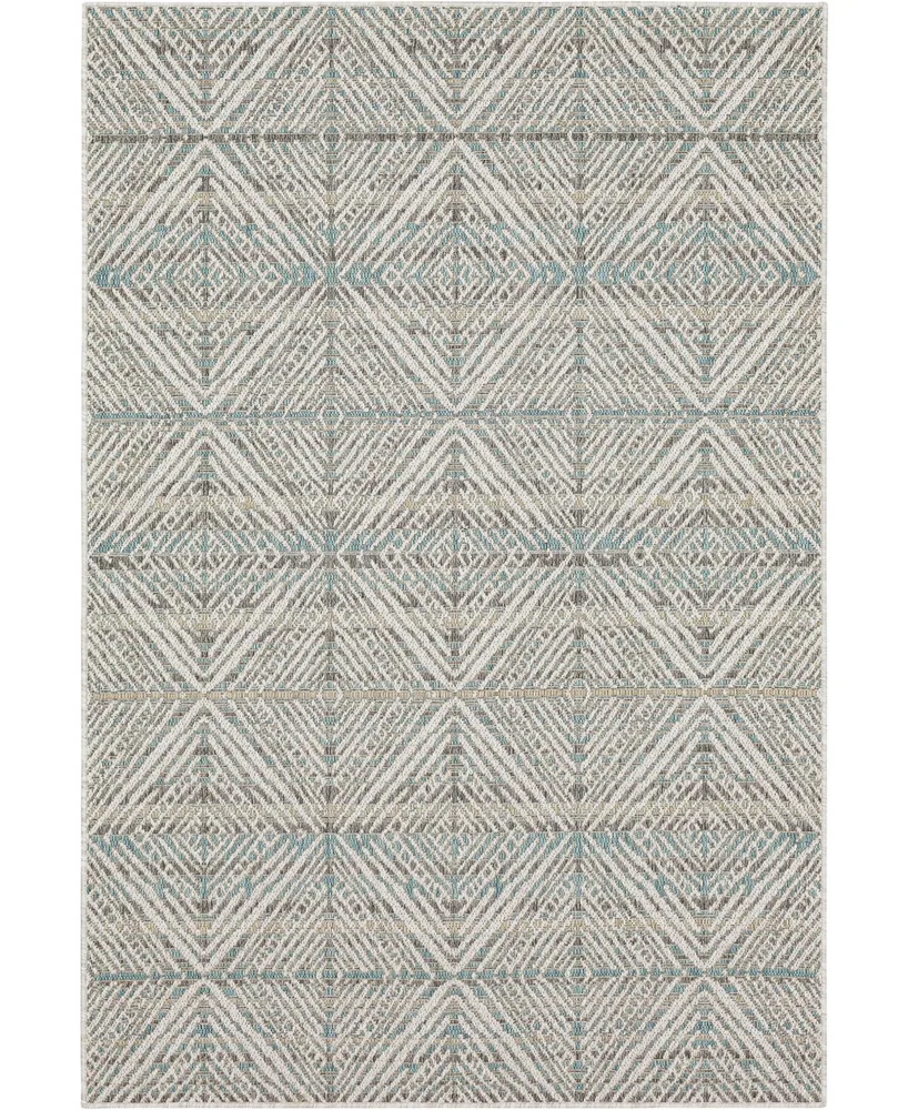 Mohawk Malibu Outdoor Shibori Diamonds 8' x 10' Area Rug