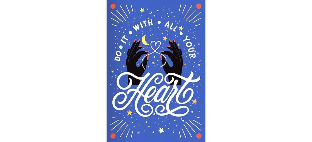Do it with all Your Heart A5 Undated Planner by Carmi Grau