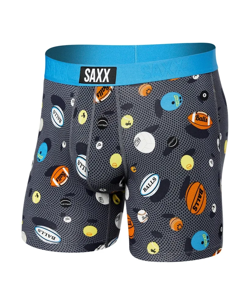 SAXX Men's Ultra Super Soft Relaxed-Fit Moisture-Wicking Printed