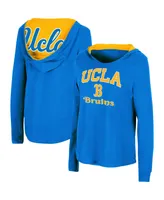 Women's Colosseum Blue Ucla Bruins Catalina Hoodie Long Sleeve T-shirt