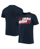 Men's Nike Emma Meesseman Navy Washington Mystics Name and Number Performance T-shirt