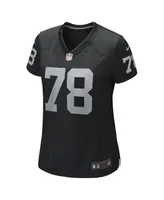 Women's Nike Art Shell Black Las Vegas Raiders Game Retired Player Jersey