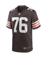 Men's Nike Lou Groza Brown Cleveland Browns Game Retired Player Jersey