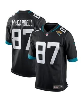 Men's Nike Keenan McCardell Black Jacksonville Jaguars Game Retired Player Jersey