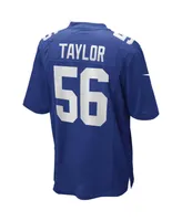 Men's Nike Lawrence Taylor Royal New York Giants Game Retired Player Jersey