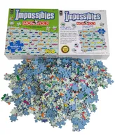 Bepuzzled Hasbro Monopoly Impossible Puzzle Set, 750 Pieces