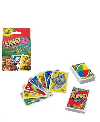 Mattel Uno Junior Matching Card Game Animal Safari