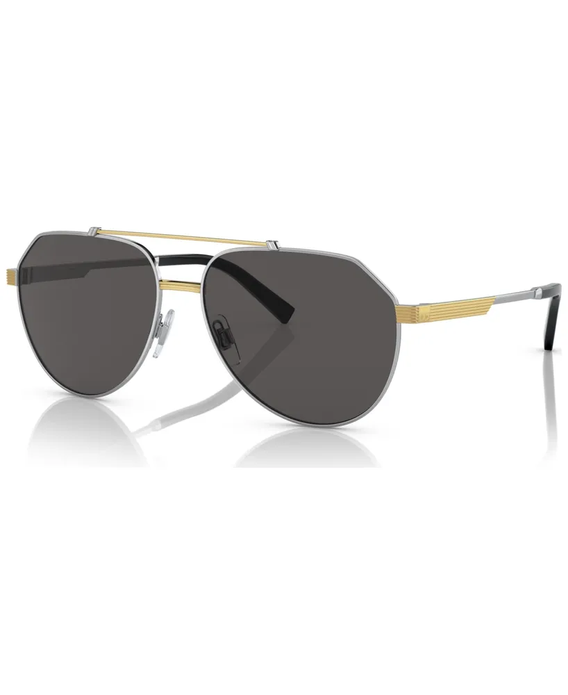 Dolce&Gabbana Men's Sunglasses, DG228859-x - Silver-Tone, Gold