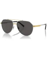 Dolce&Gabbana Men's Sunglasses, DG228859-x - Silver-Tone, Gold