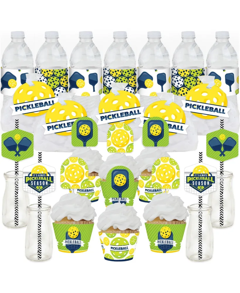 Let's Rally Pickleball Birthday or Retirement Fabulous Favor Party Pack 100 Pc