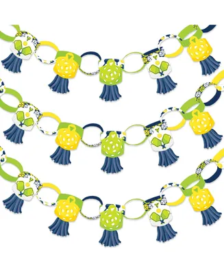 Let's Rally Pickleball Birthday or Retirement Party Paper Chains Garland 21'
