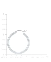 Giani Bernini Polished Tube Hoop Earrings, 30mm