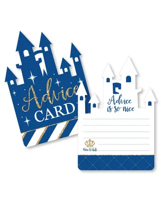 Royal Prince Charming - Wish Card Activities - Shaped Advice Cards Game - 20 Ct