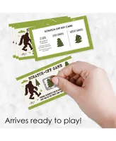 Sasquatch Crossing - Bigfoot Party Game Scratch Off Cards - 22 Ct