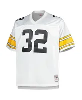 Men's Mitchell & Ness Franco Harris White Pittsburgh Steelers Big and Tall 1976 Retired Player Replica Jersey