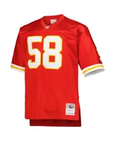 Men's Mitchell & Ness Derrick Thomas Red Kansas City Chiefs Big and Tall 1994 Retired Player Replica Jersey