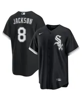 Men's Nike Bo Jackson Black Chicago White Sox Alternate Cooperstown Collection Replica Player Jersey