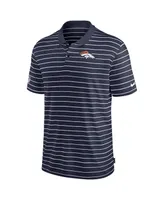 Men's Nike Navy Denver Broncos Sideline Lock Up Victory Performance Polo Shirt