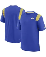 Men's Nike Royal Los Angeles Rams Sideline Tonal Logo Performance Player T-shirt