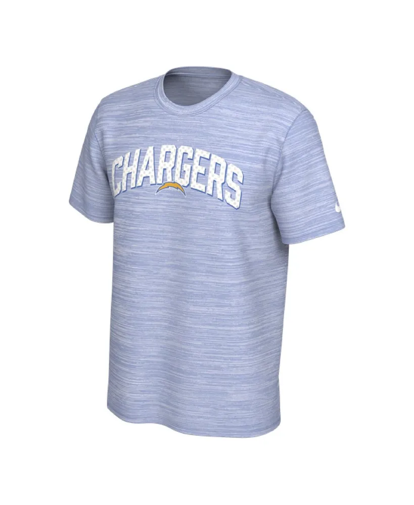 Los Angeles Chargers Nike Sideline Infograph Performance T-Shirt - Powder  Blue