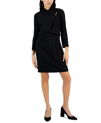 Tahari Asl Side Bar Dress Suit