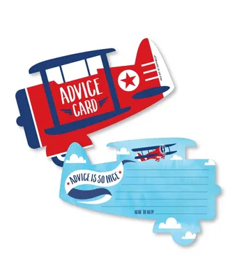 Taking Flight - Airplane - Wish Card Activities - Shaped Advice Cards Game 20 Ct