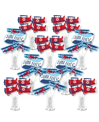 Taking Flight - Airplane - Centerpiece Sticks - Showstopper Table Toppers 35 Pc